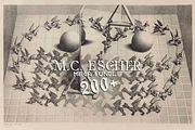 Maurits Cornelis Escher Mega Bundle, a Person Illustration by Digital Museum (Thumbnail 11 of 11)