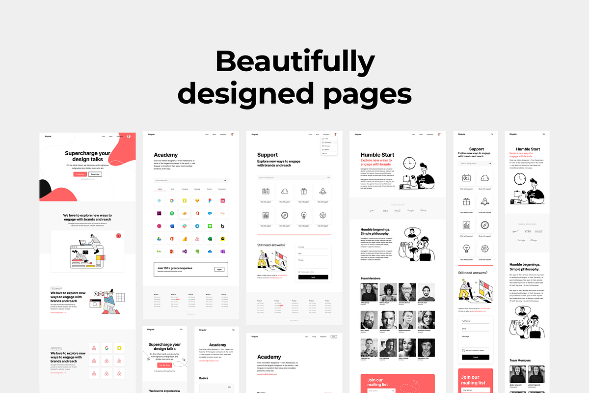 Singular SAAS Template - Bootstrap 5, a HTML Template by Fabrx Design (Photo 3 of 5)