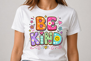Be Kind Png Inspirational phrases, an Education Illustration by Pixels.Craft