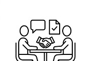 42 Corporate Procurement Team Icon, an Outline Icon by adenpinkstore (Thumbnail 2 of 16)