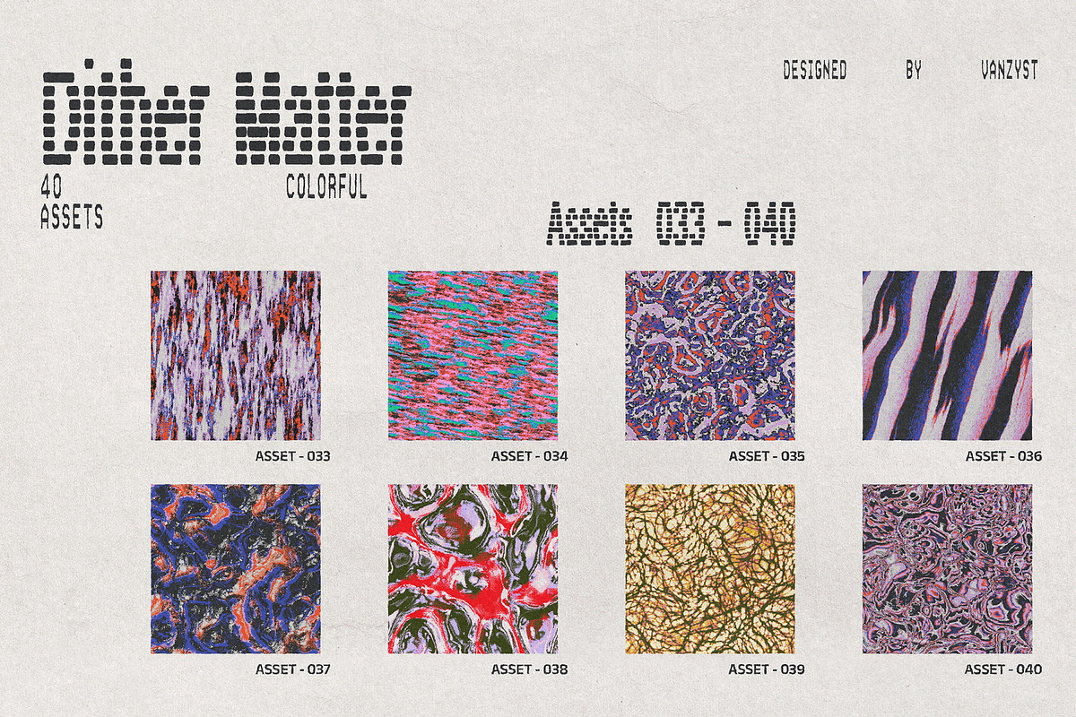 Dither Matter Seamless Patterns, a Pattern Graphic by Vanzyst (Photo 8 of 10)