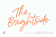 The Brightside Font, a Script Font by Ivan Rosenberg (Thumbnail 1 of 11)