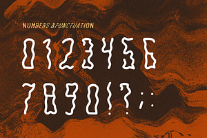 Nerves Halloween Horror Font