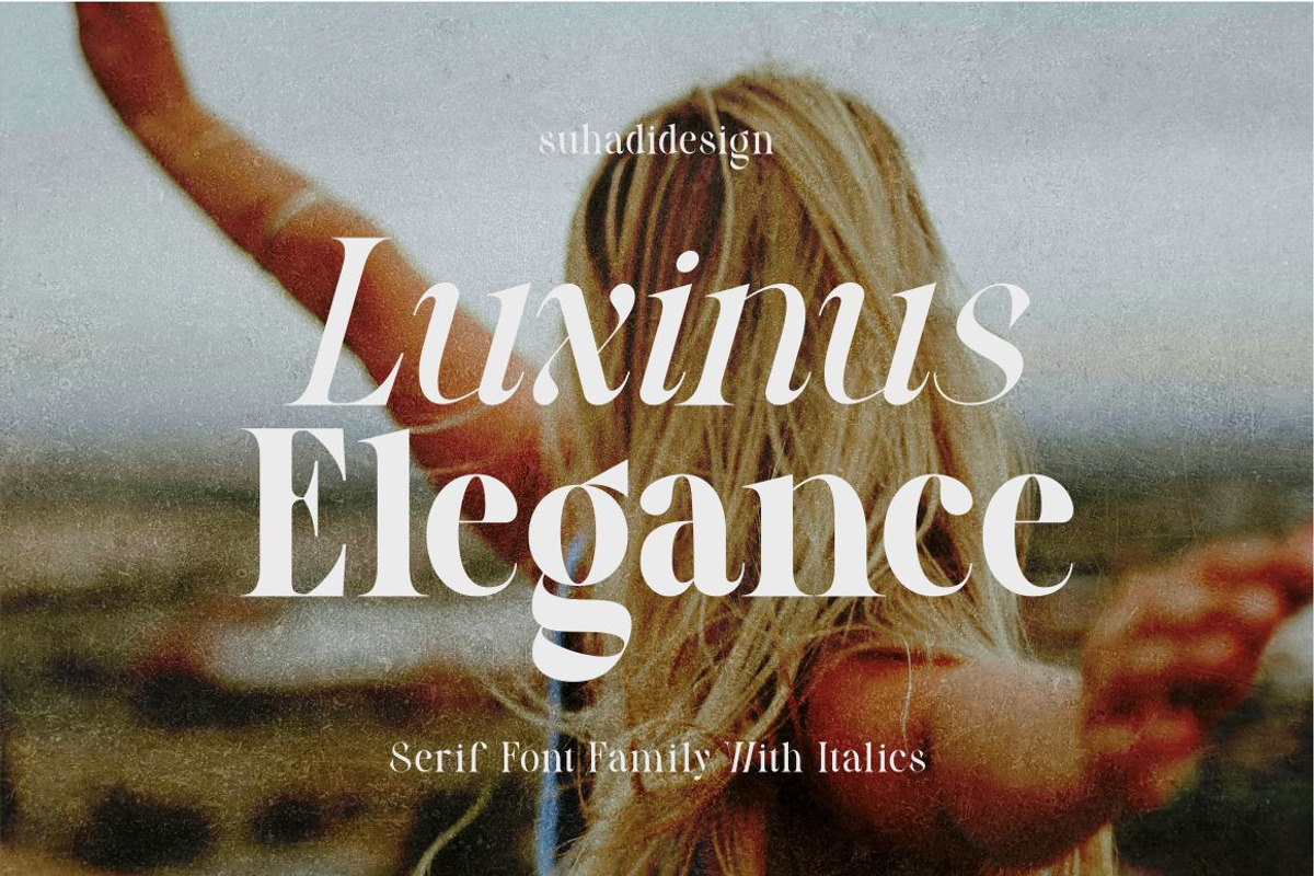 Luxinus Elegance Serif Family, a Serif Font by suhadidesign (Photo 1 of 16)