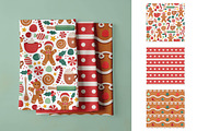 Classic Gingerbread Seamless Pattern, a Pattern Graphic by Alanna Messina Design Co (Thumbnail 7 of 8)