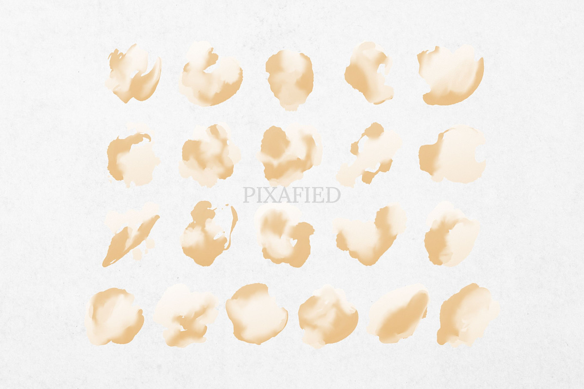 Orange and White Watercolour Paint, a Decorative Illustration by Pixafied (Photo 3 of 4)