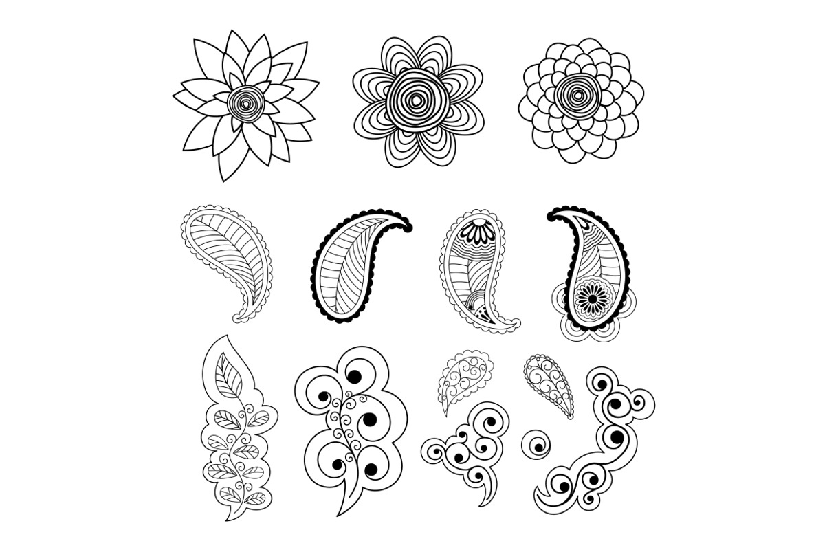 Set of Invitation and patterns, a Card Template by NataLito (Photo 7 of 7)