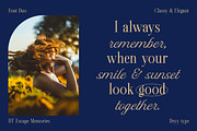 DT Escape Memories - Font Duo, a Serif Font by Dryy.type (Thumbnail 5 of 14)