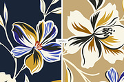 Florvé Expressive Floral Patterns, a Pattern Graphic by LEAFure (Thumbnail 7 of 10)