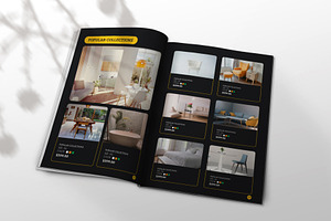 Modern A4 Product Catalog Design