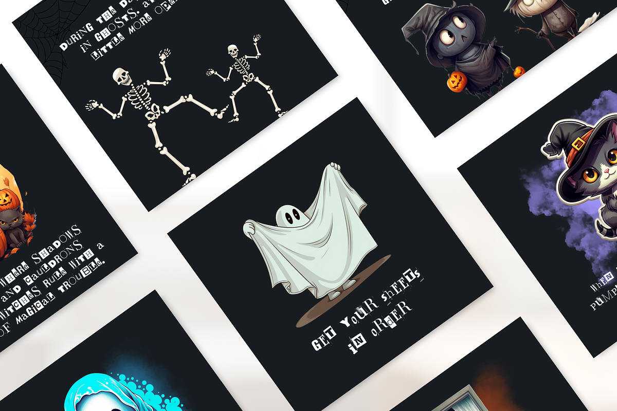 Funny Halloween Template Set I Canva, a Social Media Template by The Social Stuff (Photo 7 of 11)