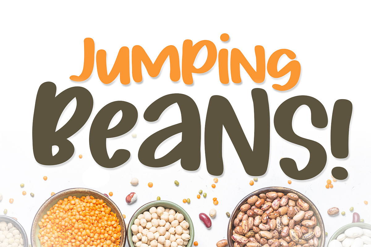 Silly Beans Font preview 5