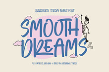 Smooth Dreams - Sticky Notes Font