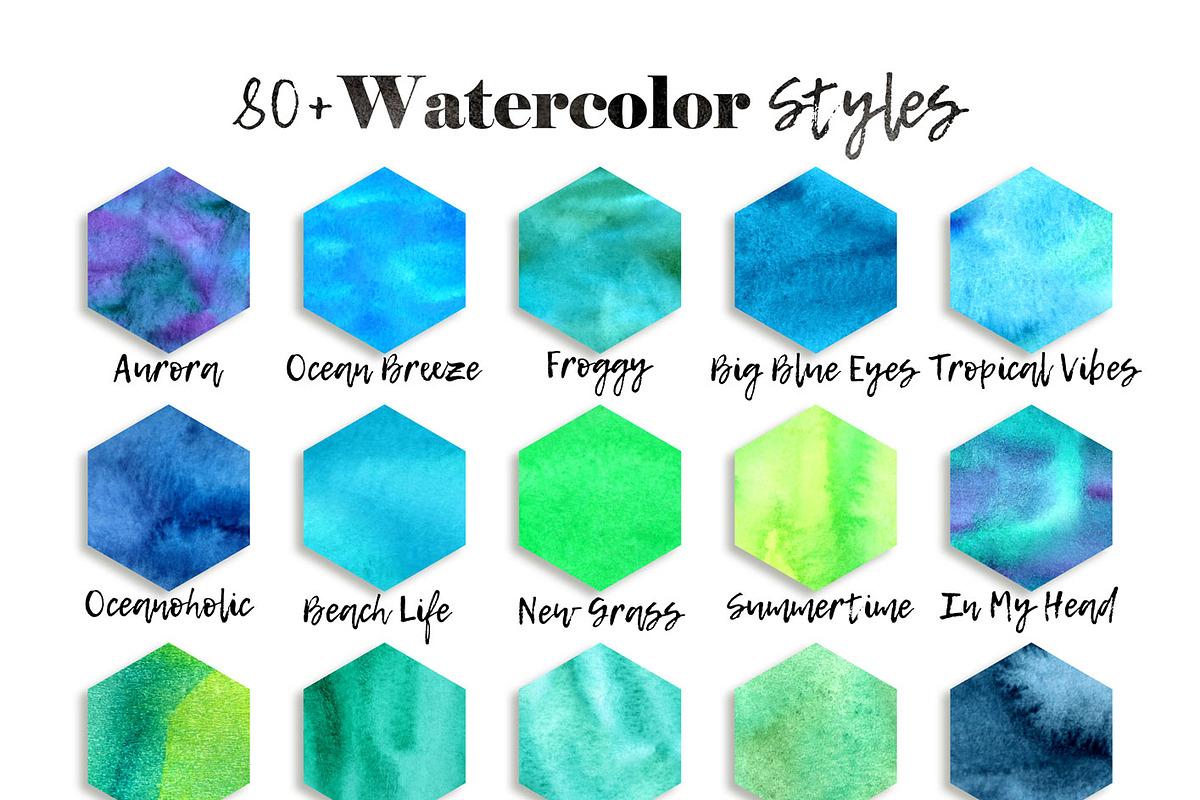 Big Watercolor Touch Kit preview 3