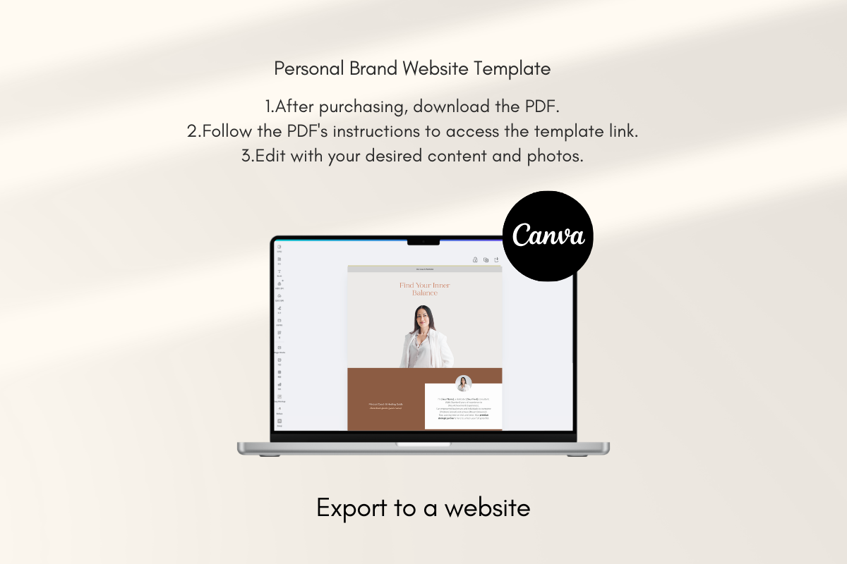 Mindset Coach Digital Business Card, a Landing Page Template by batang (Photo 4 of 5)