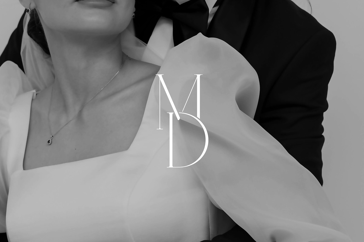 MD monogram, a Branding & Logo Template by LINKED LETTERS STUDIO (Photo 2 of 2)