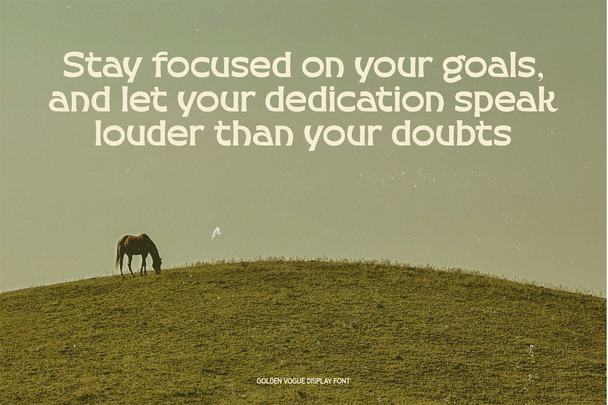 Golden Vogue – Display Font, a Sans Serif Font by kangfont Studio (Photo 3 of 11)