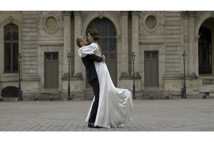 Happy just married groom carry on, a Person Photo by Media Whale Stock