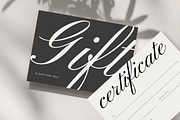Chic Gift Certificate Template, a Card Template by LePosey Studio (Thumbnail 3 of 6)