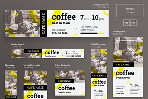 Banners Pack Coffee Shop