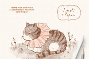 Pencils & Paper - brushes Procreate, a Brush Add-On by polikarpovaart (Thumbnail 12 of 13)