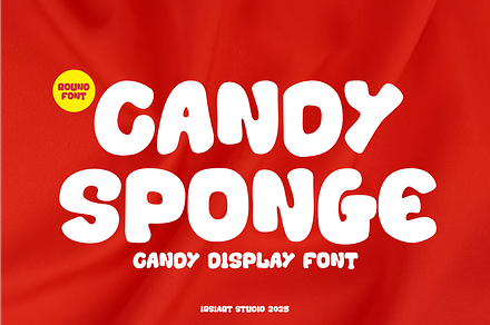 Candy Sponge - Cute Font, a Sans Serif Font by Iqsiart Studio