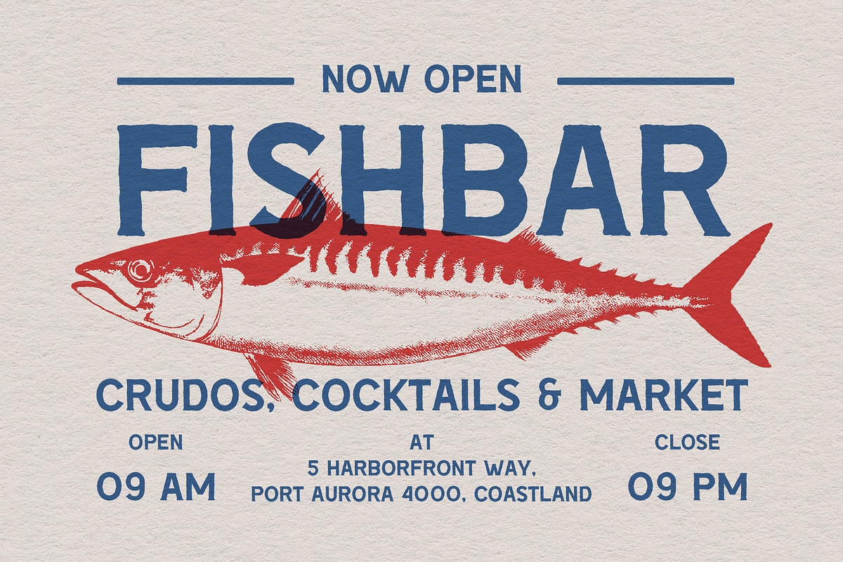 SFC Mackerel, a Sans Serif Font by Skilline Supply Co. (Photo 6 of 8)