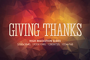 Giving Thanks Screen Slides JPG, an Illustration by loswl (Thumbnail 1 of 2)