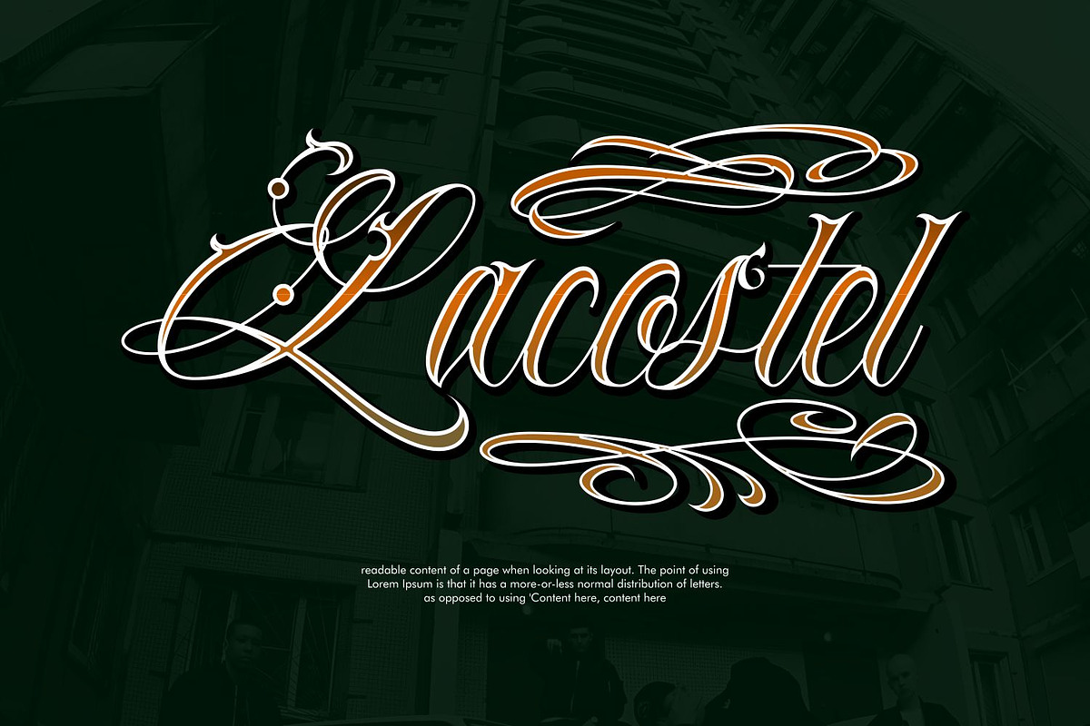 Chicago Script Tattoo Font
