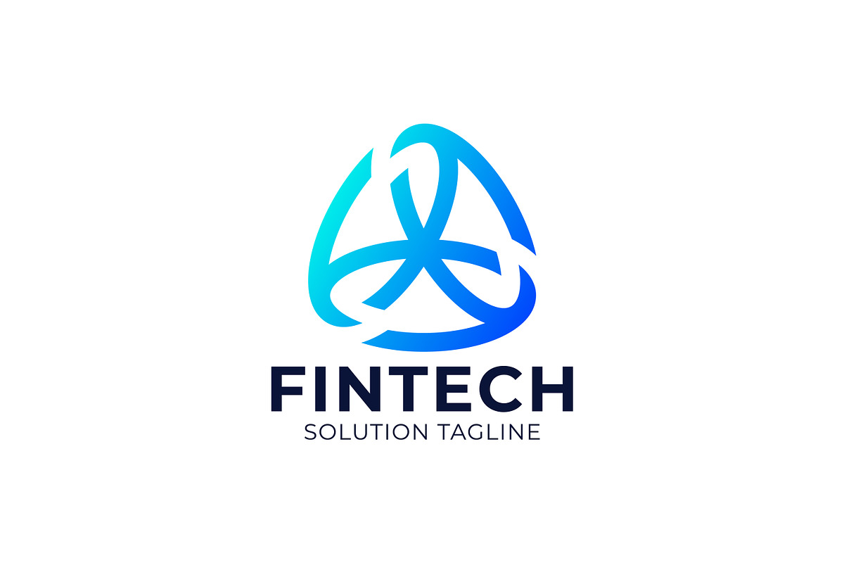 Fintech Blockchain Crypto Technology, a Branding & Logo Template by Signatoro (Photo 2 of 4)
