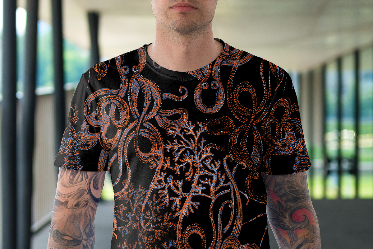 UNDERWATER / SPACE PATTERNS, a Pattern Graphic by ANAKOTO (Photo 10 of 17)