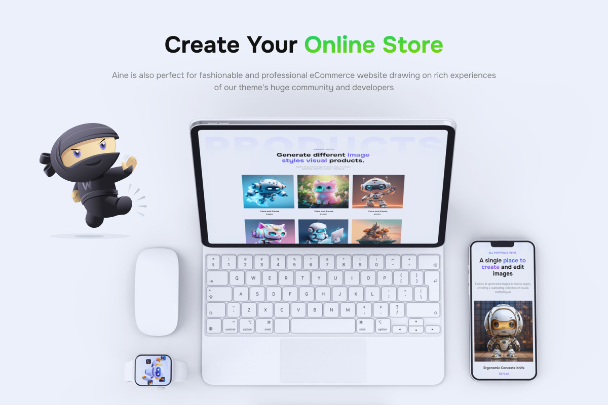 Aine – AI Business Technology Theme, a WordPress Template by Opal Wordpress Theme (Photo 5 of 7)