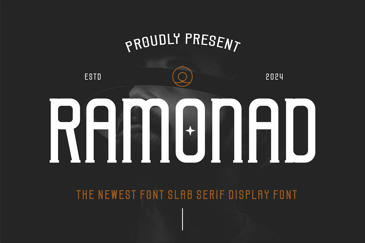Ramonad || Slab Serif Display Font, a Slab Serif Font by Ermedia Studio (Photo 1 of 5)