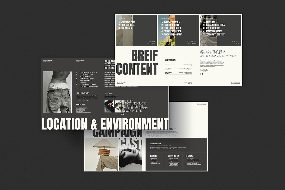 EGO Creative Brief Campaign | CANVA, a Presentation Template by evgenystudio (Photo 5 of 11)