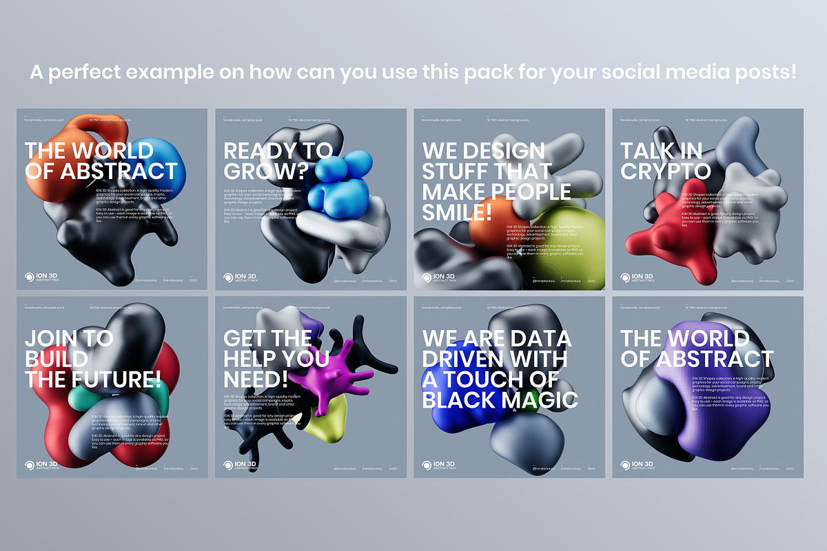 Trendy 3D Abstract Shapes Pack, a Technology Illustration by MindMuse (Photo 6 of 11)