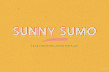 Sunny Sumo — A Layering Sans Serif