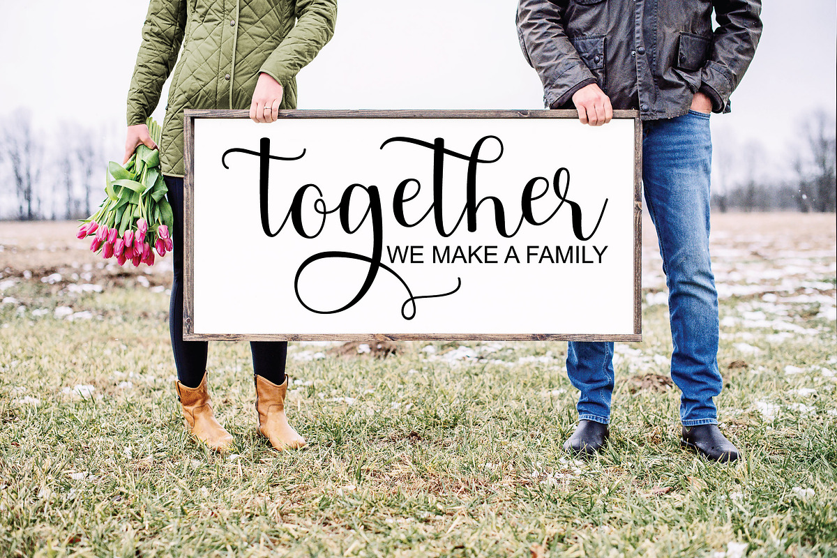 Family Sign Bundle - Farmhouse Signs, a Decorative Illustration by OldMarket Designs (Photo 3 of 11)