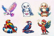 Patriotic Eagle Postage Stamp, an Illustration by CreationArt (Thumbnail 5 of 5)