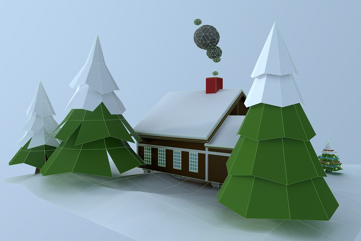 Low Poly House, an Architecture 3D Model by Midgardians (Photo 13 of 14)