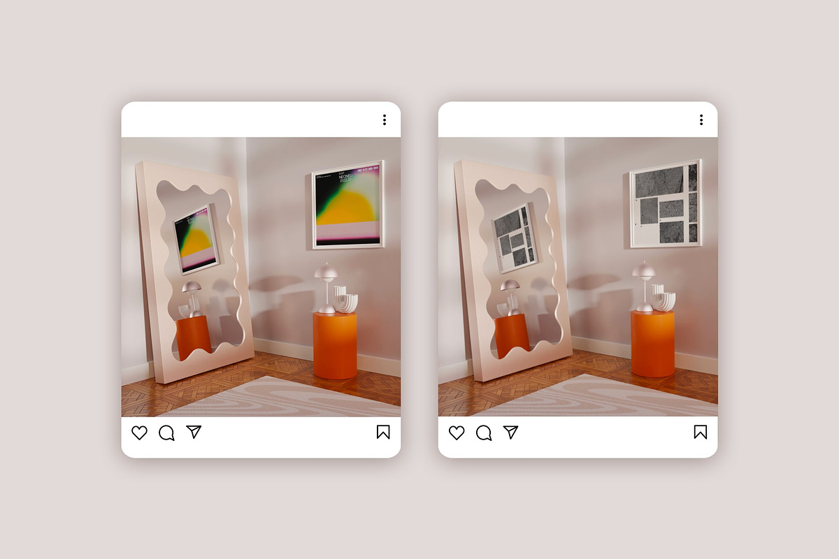 Frame Mockups For Prints DIXIE, a Household Mockup by Bonumo (Photo 9 of 11)