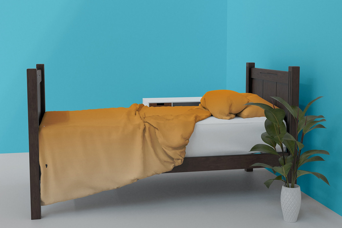 High-Quality Bedding Display, an Apparel Mockup by The Marco