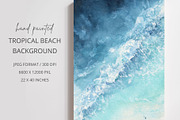 Abstract Watercolor Beach Shore, an Illustration by Kolorata Art (Thumbnail 2 of 5)