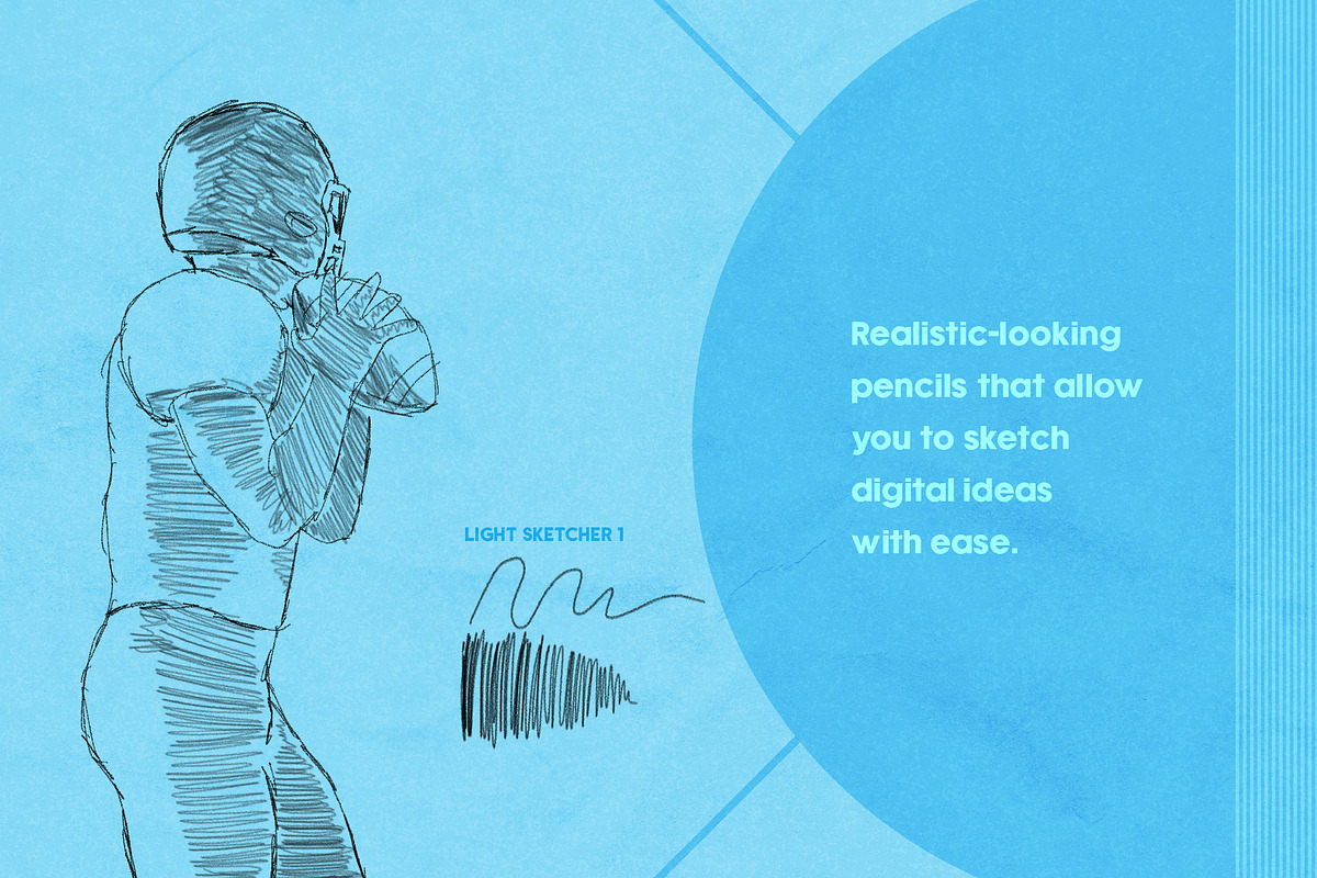 Pack of Pencils+ Procreate Brushes, a Brush Add-On by Tim Hankins Design (Photo 4 of 6)
