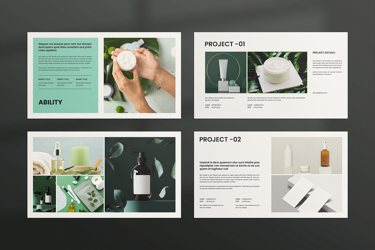 Portfolio Presentation Template, a Presentation Template by MassiveCreator (Photo 3 of 4)