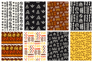 30 African Tribal Seamless Patterns