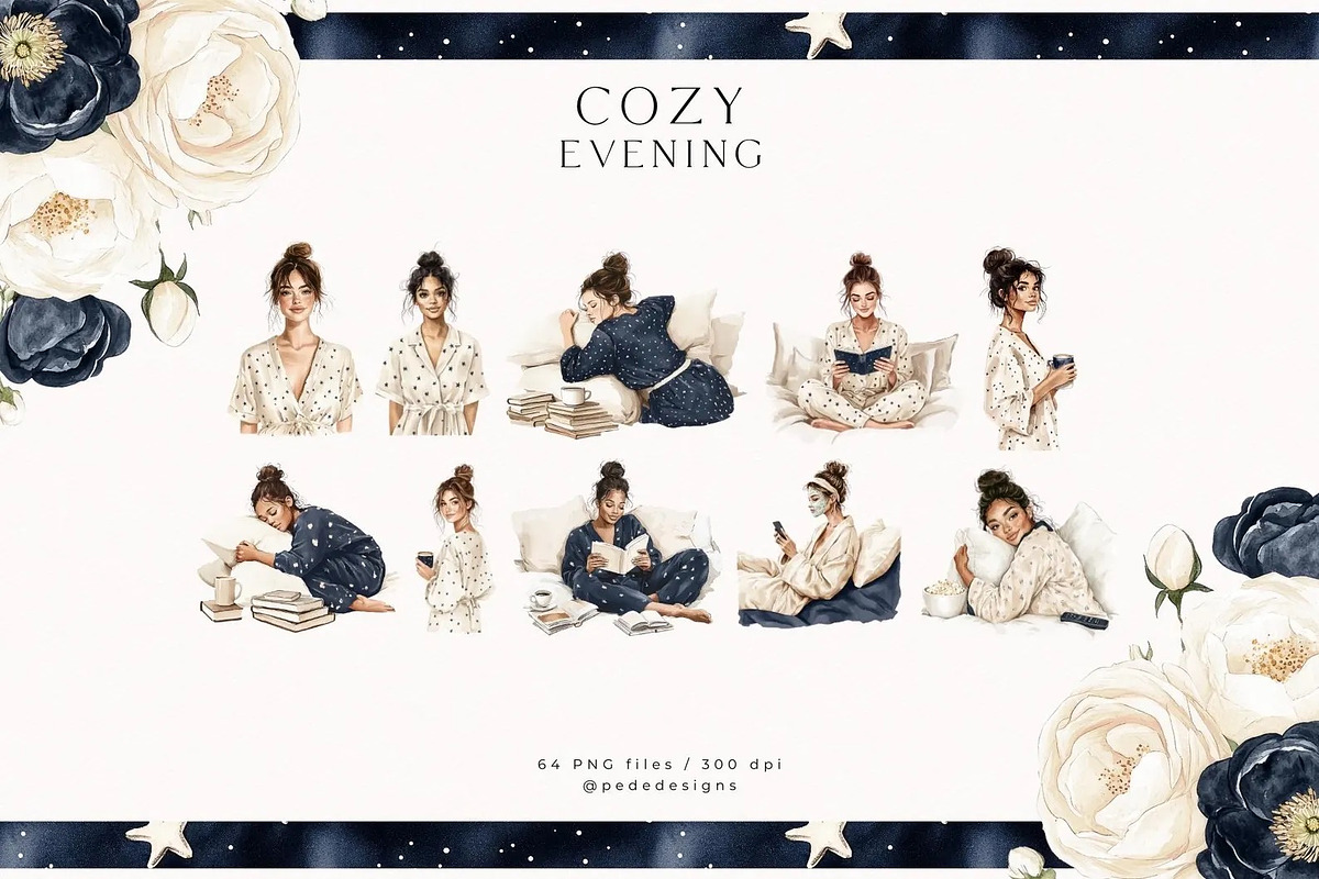 Cozy Evening, an Object Illustration by PeDe Designs (Photo 3 of 25)