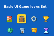 Basic Ui Game Icons Set, an Icon by Amazing Custom Icons (Thumbnail 1 of 6)