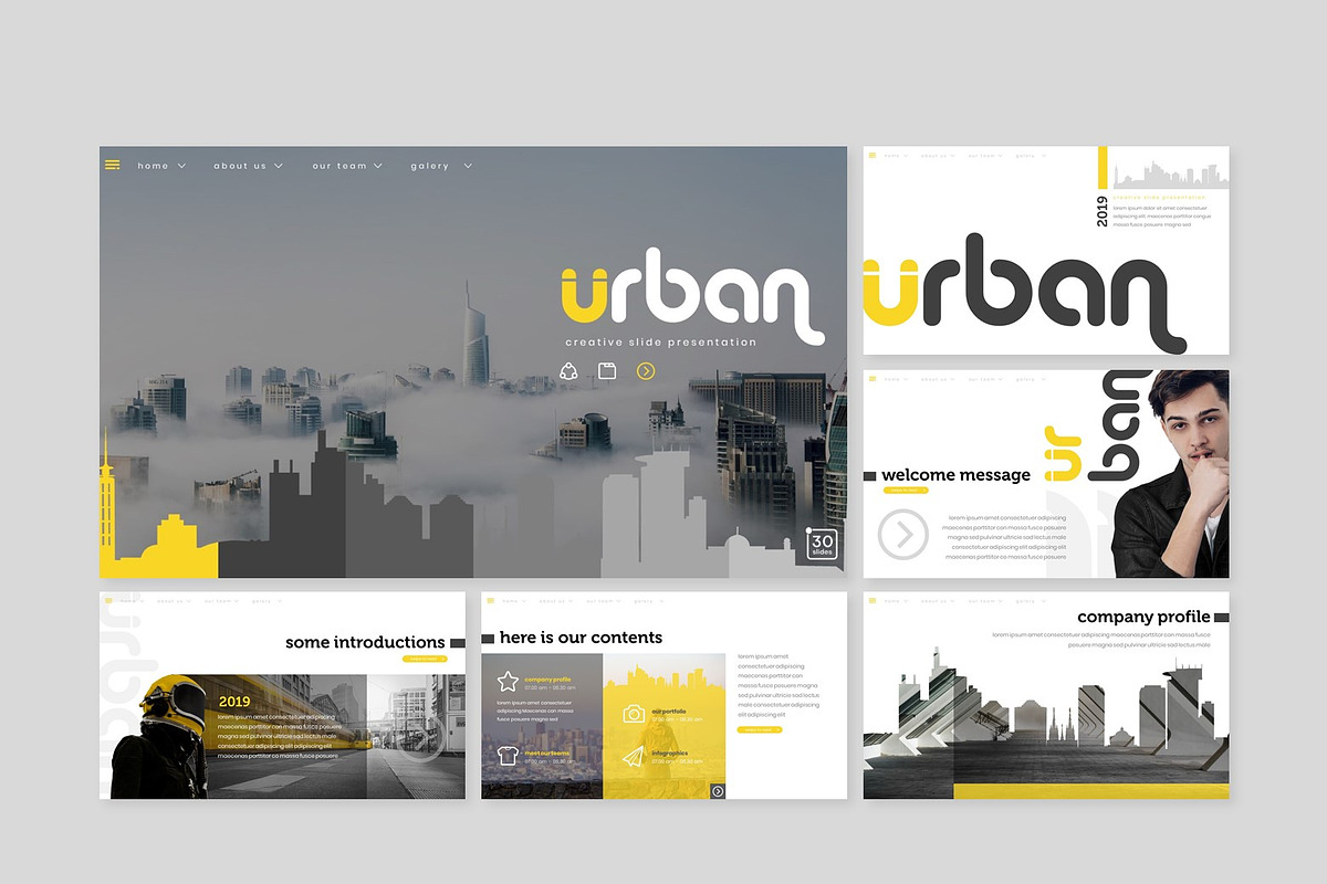 Urban - Powerpoint Template, a Presentation Template by inspirasign