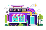 10 Skateboard Shop Illustration, a Sport Illustration by denayunebgt (Thumbnail 4 of 4)