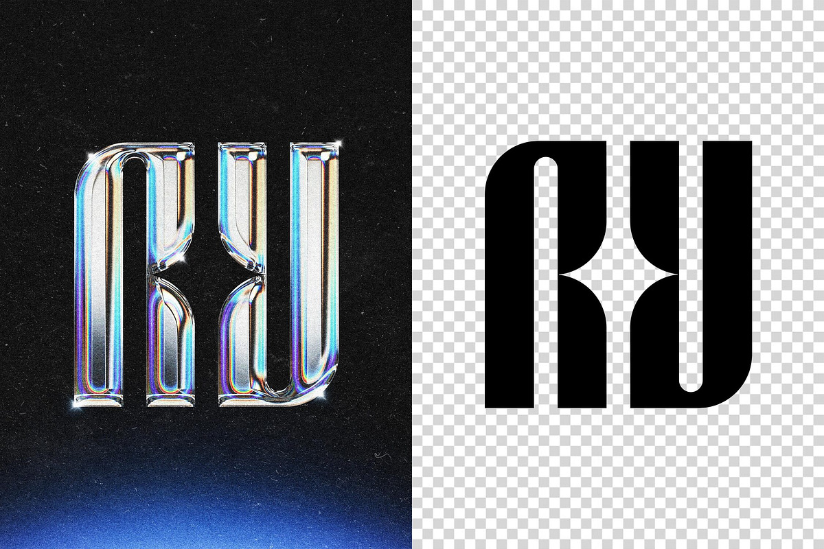 Prism Chrome Text & Logo Effect, a Layer Style Add-On by Design Squad (Photo 2 of 4)